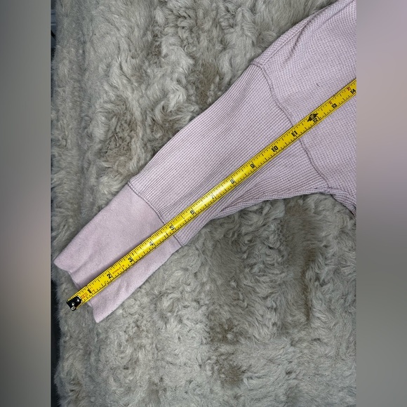 Women’s Calvin Klein Performance Waffled High-Low Hem Hoodie Pink Size Small - Picture 4 of 7